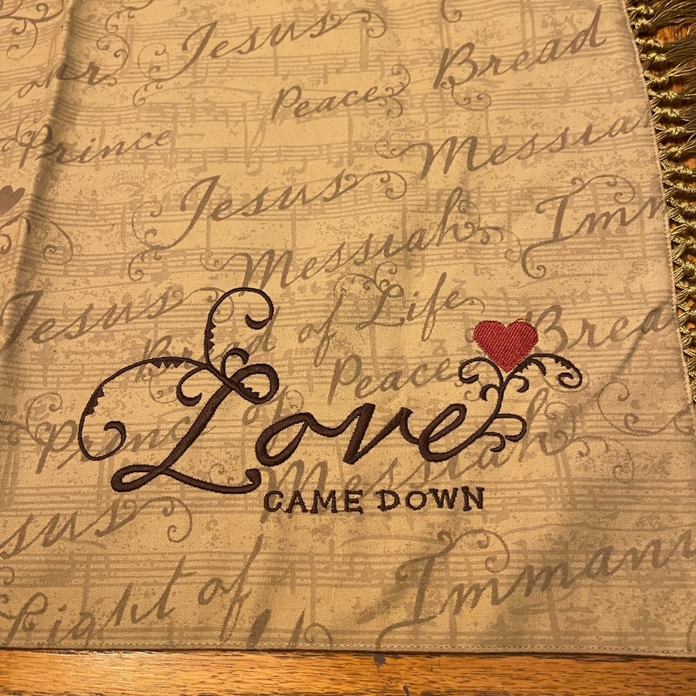 Love Came Down 5 ft Tablerunner - NWT